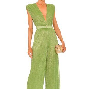 Sabina Musayev x REVOLVE Orin Jumpsuit in Lemongrass - Size Large